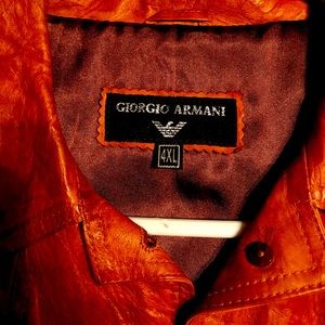 Giorgio Armani lambs leather women’s jacket